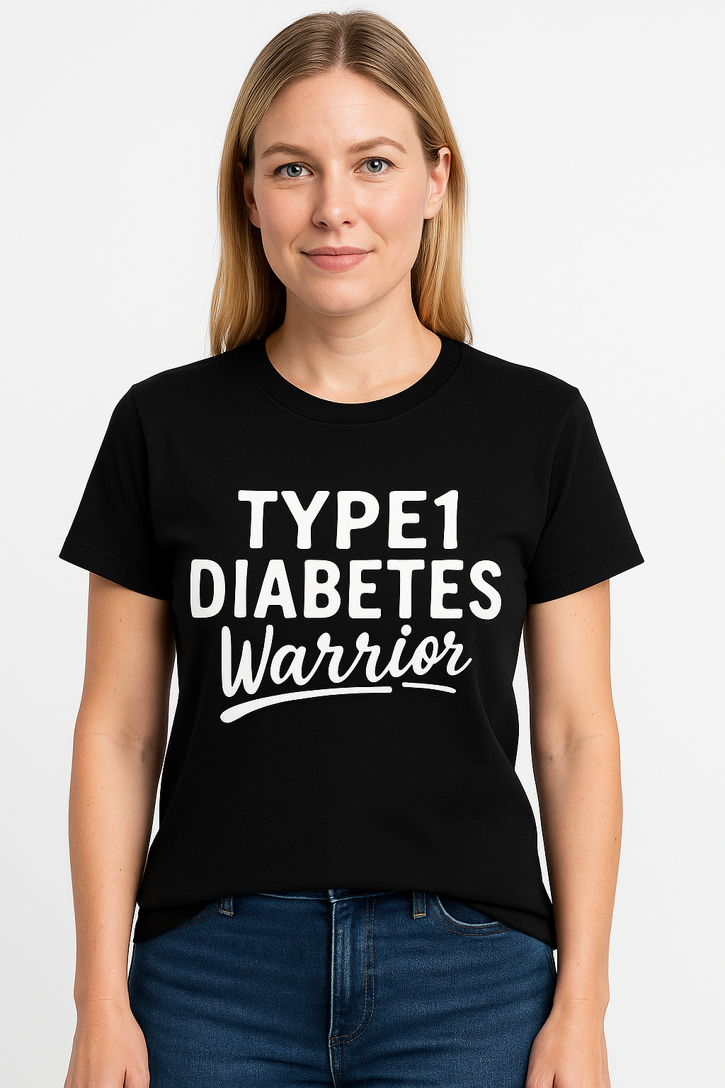 Type 1 Diabetes Warrior T-Shirt - Differences Not Disabilities