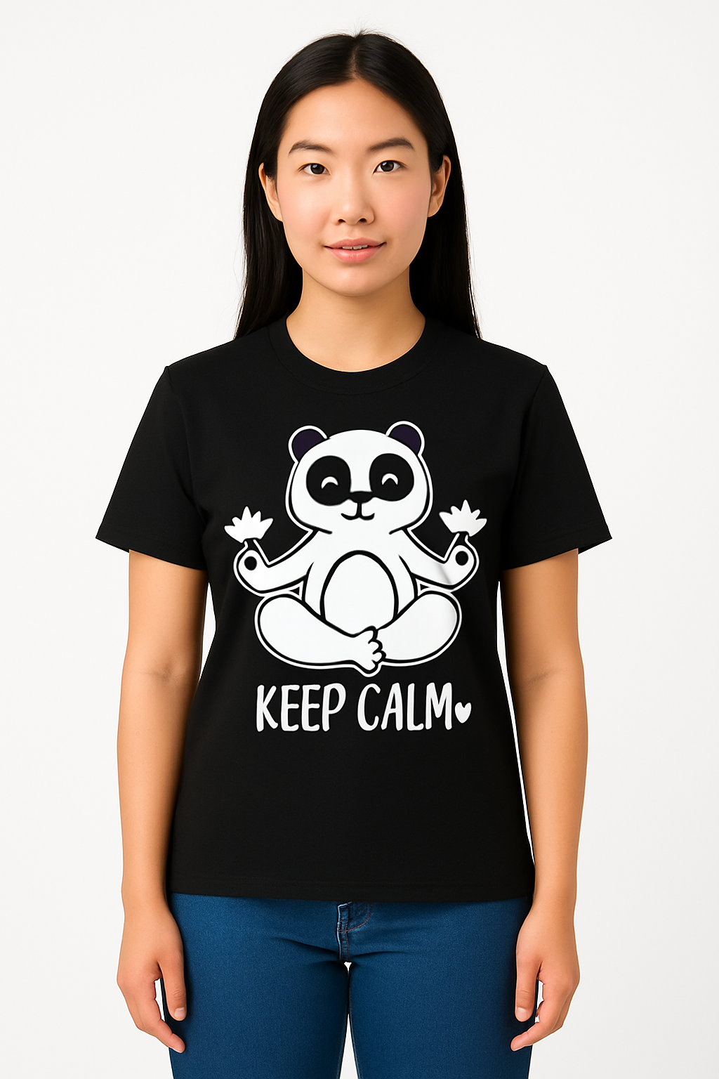 Keep Calm Chill Panda T-shirt - Differences Not Disabilities