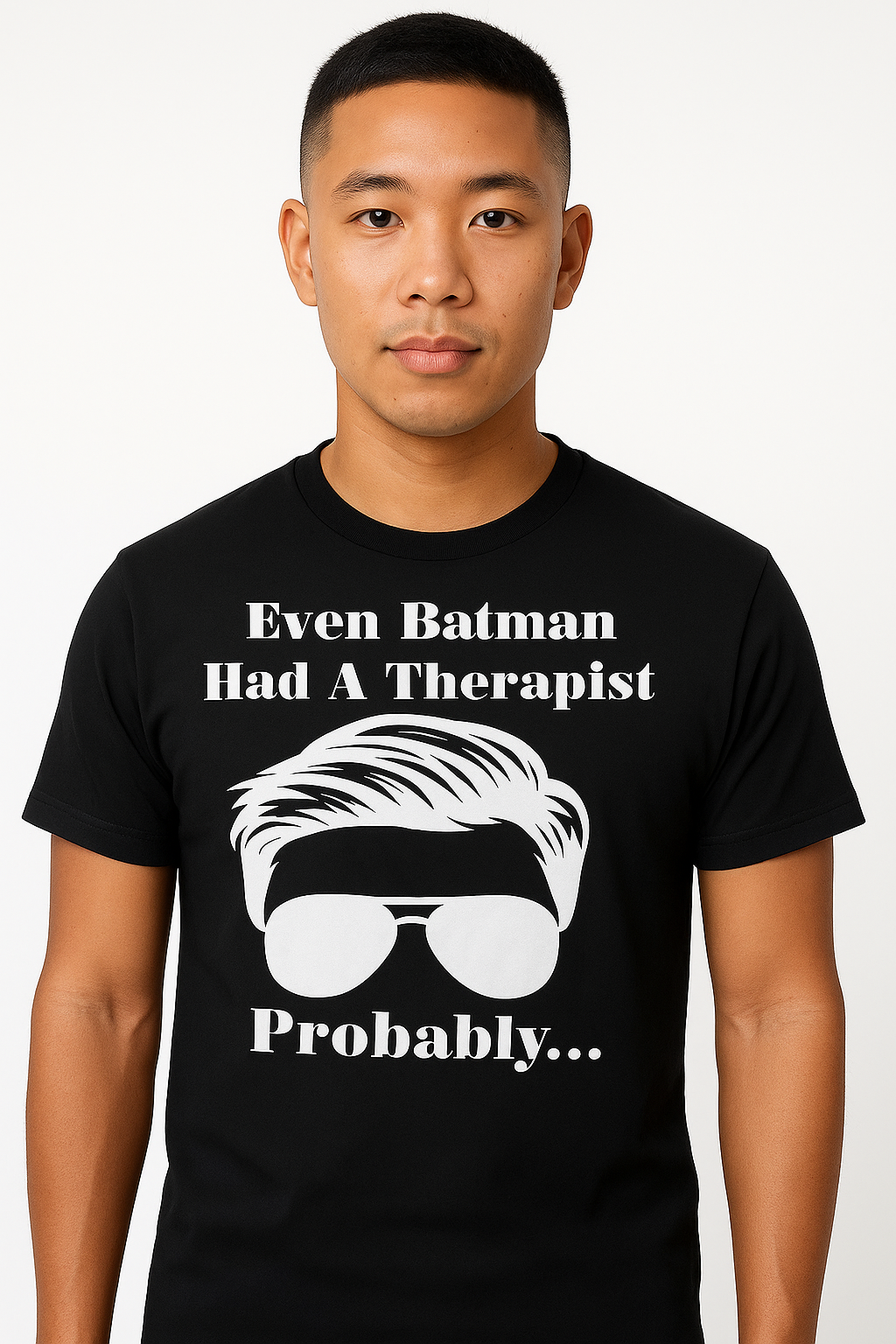 Even Batman Had A Therapist T Shirt - Differences Not Disabilities