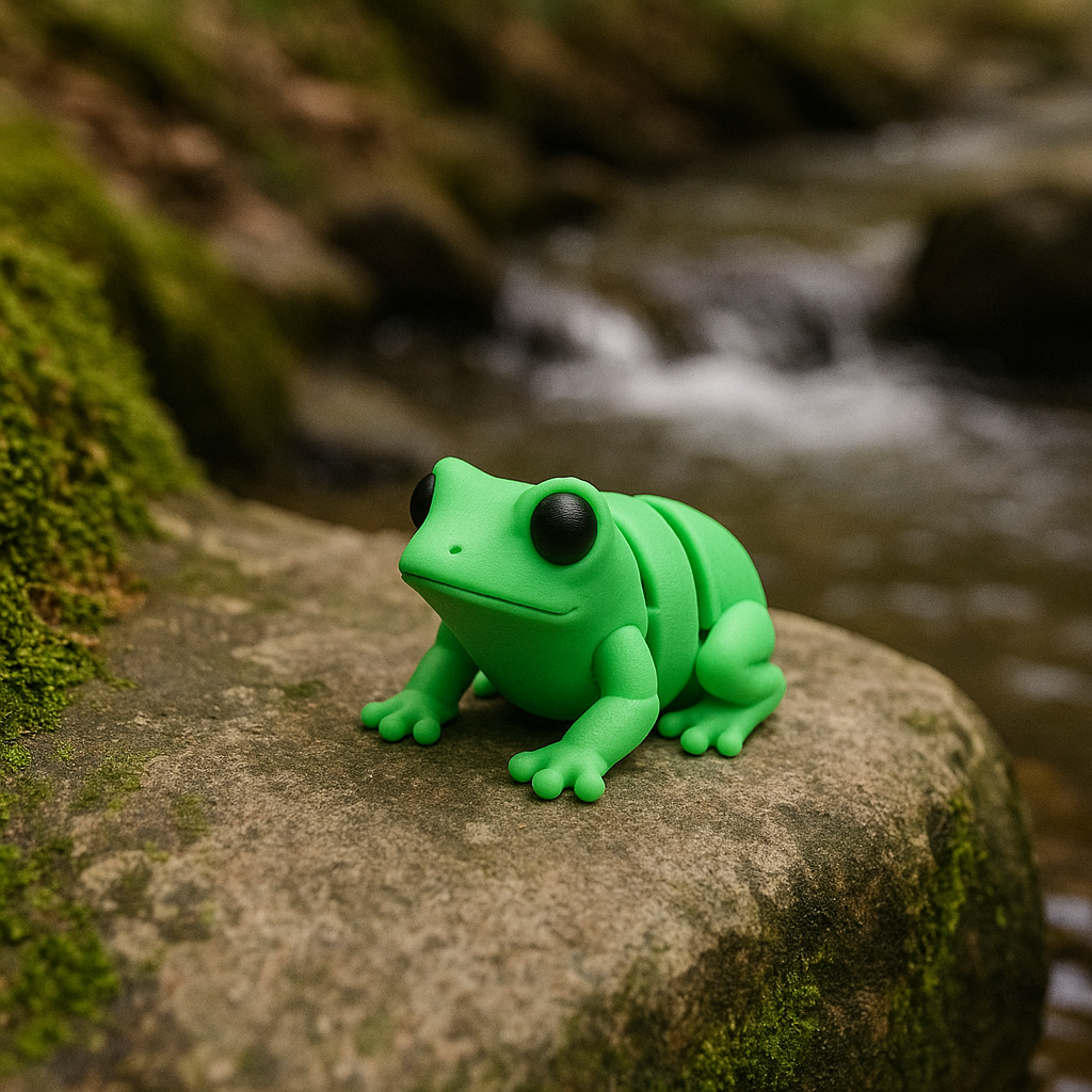 Articulated Frog 3D Print - Differences Not Disabilities
