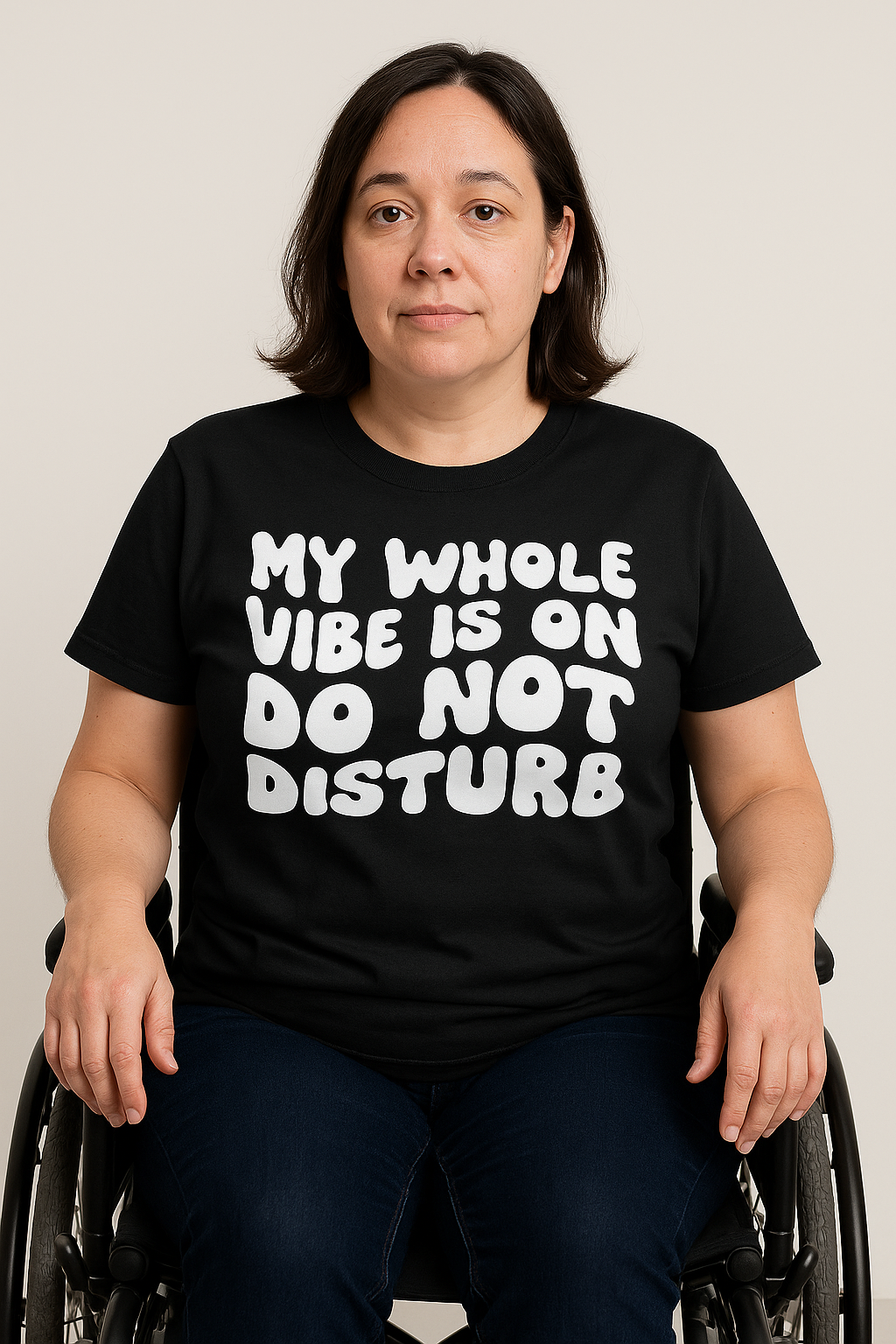 My Whole Vibe Is On Do Not Disturb T-Shirt - Differences Not Disabilities