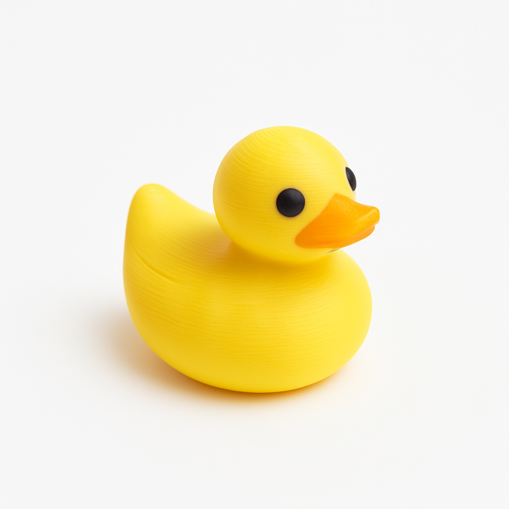 Tiny 3D Printed Duck - Differences Not Disabilities