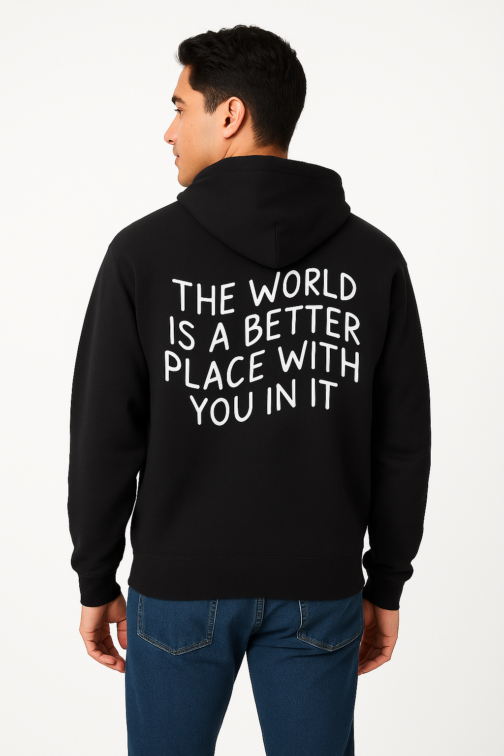 The World Is a Better Place With You in It - Hoodie - Differences Not Disabilities