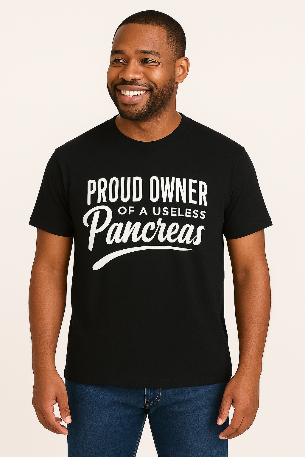 Proud Owner Of A Useless Pancreas T-Shirt - Differences Not Disabilities