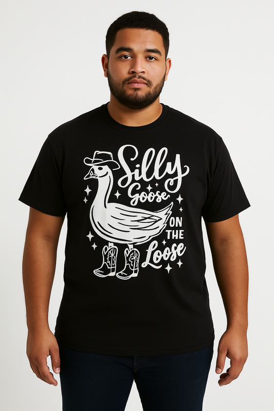Silly Goose on the Loose T Shirt - Differences Not Disabilities