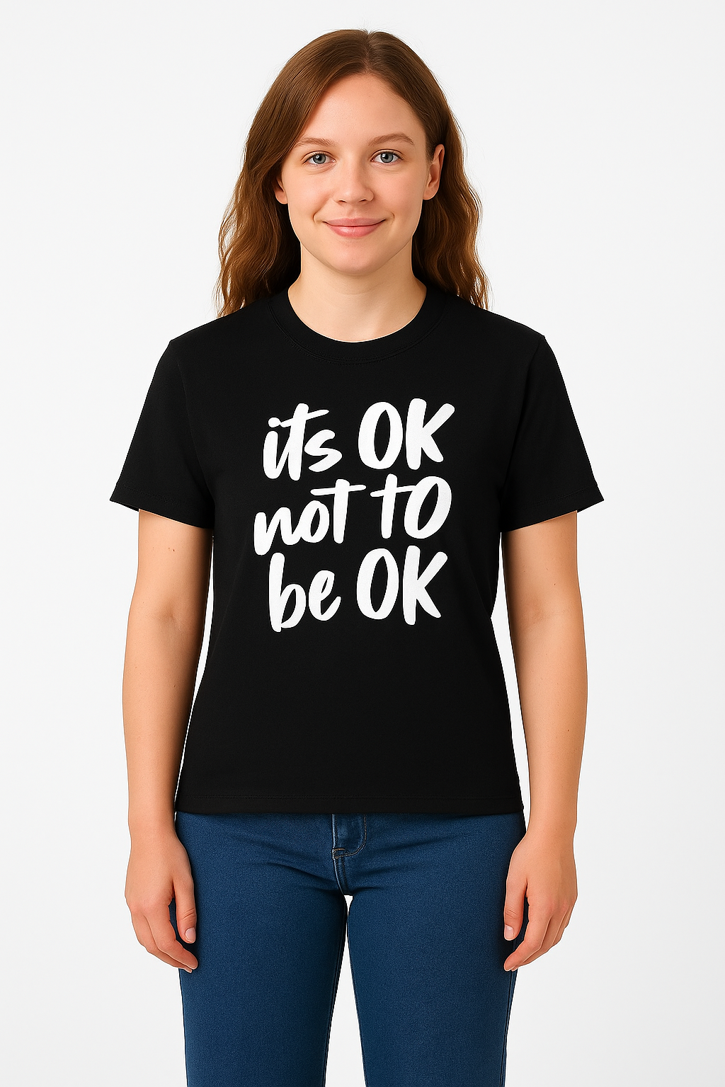 It's Ok To Not Be Ok T Shirt - Differences Not Disabilities