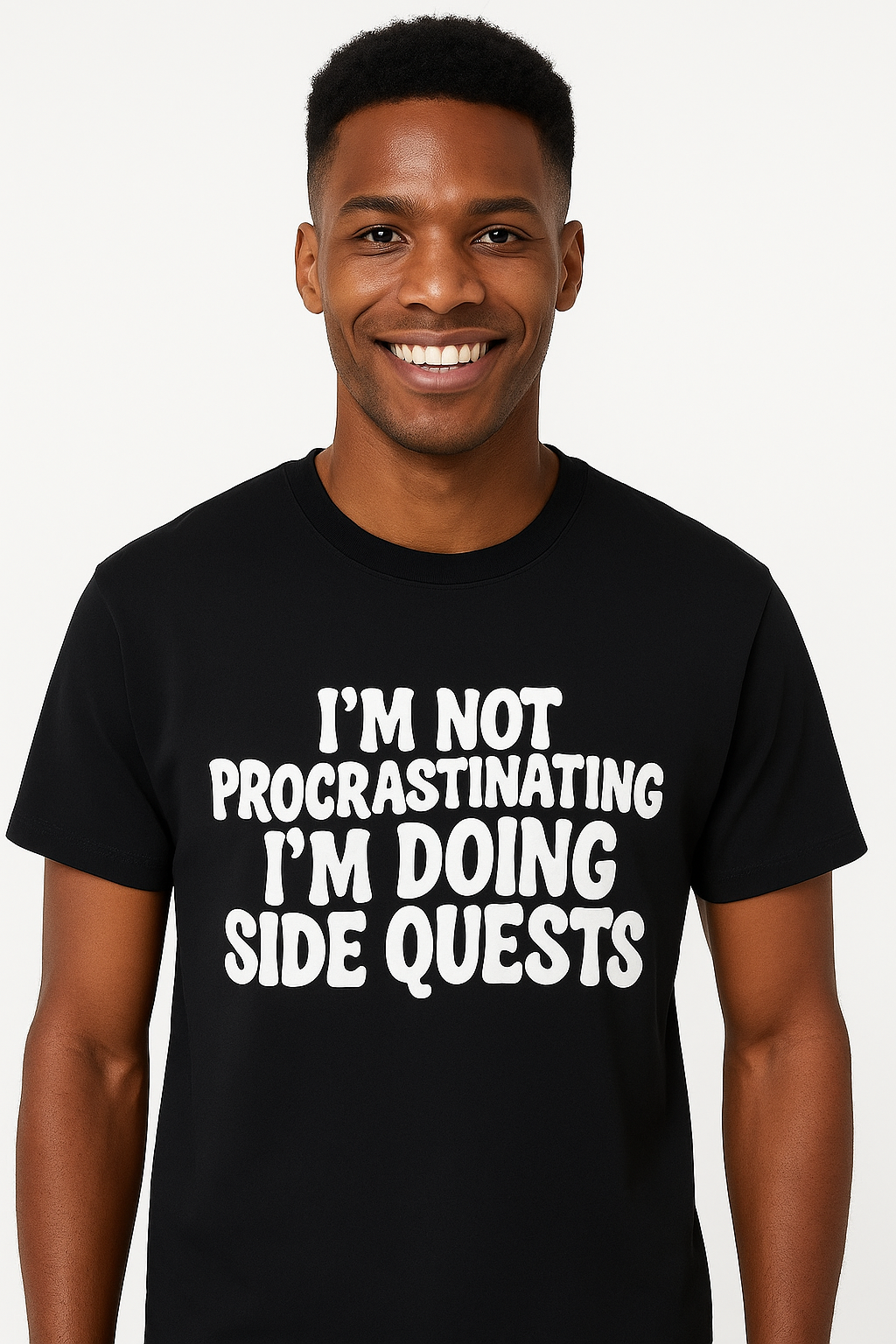 I'm Not Procrastinating I'm Doing Side Quests - T - Shirt - Differences Not Disabilities