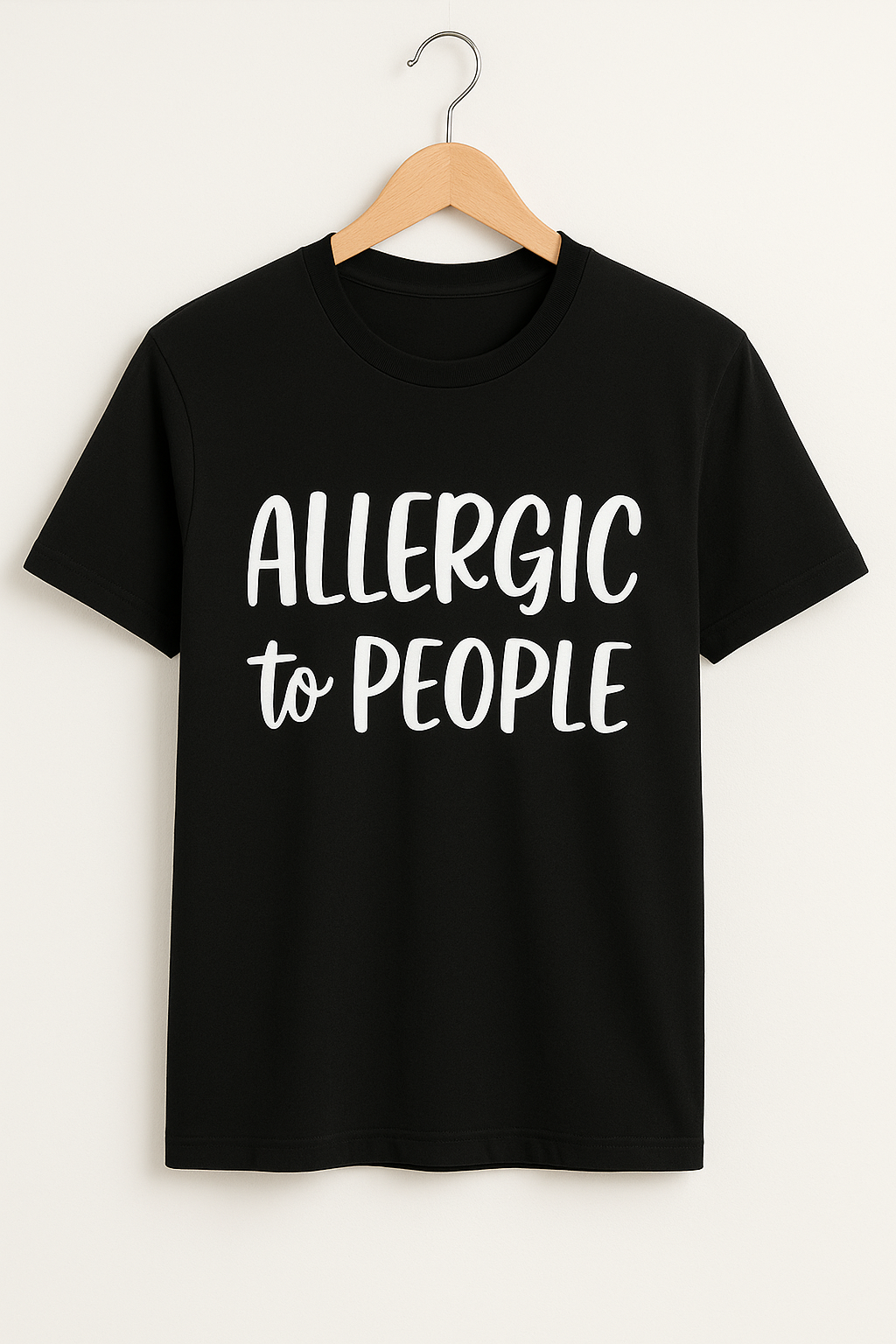 Allergic To People T-Shirt - Differences Not Disabilities
