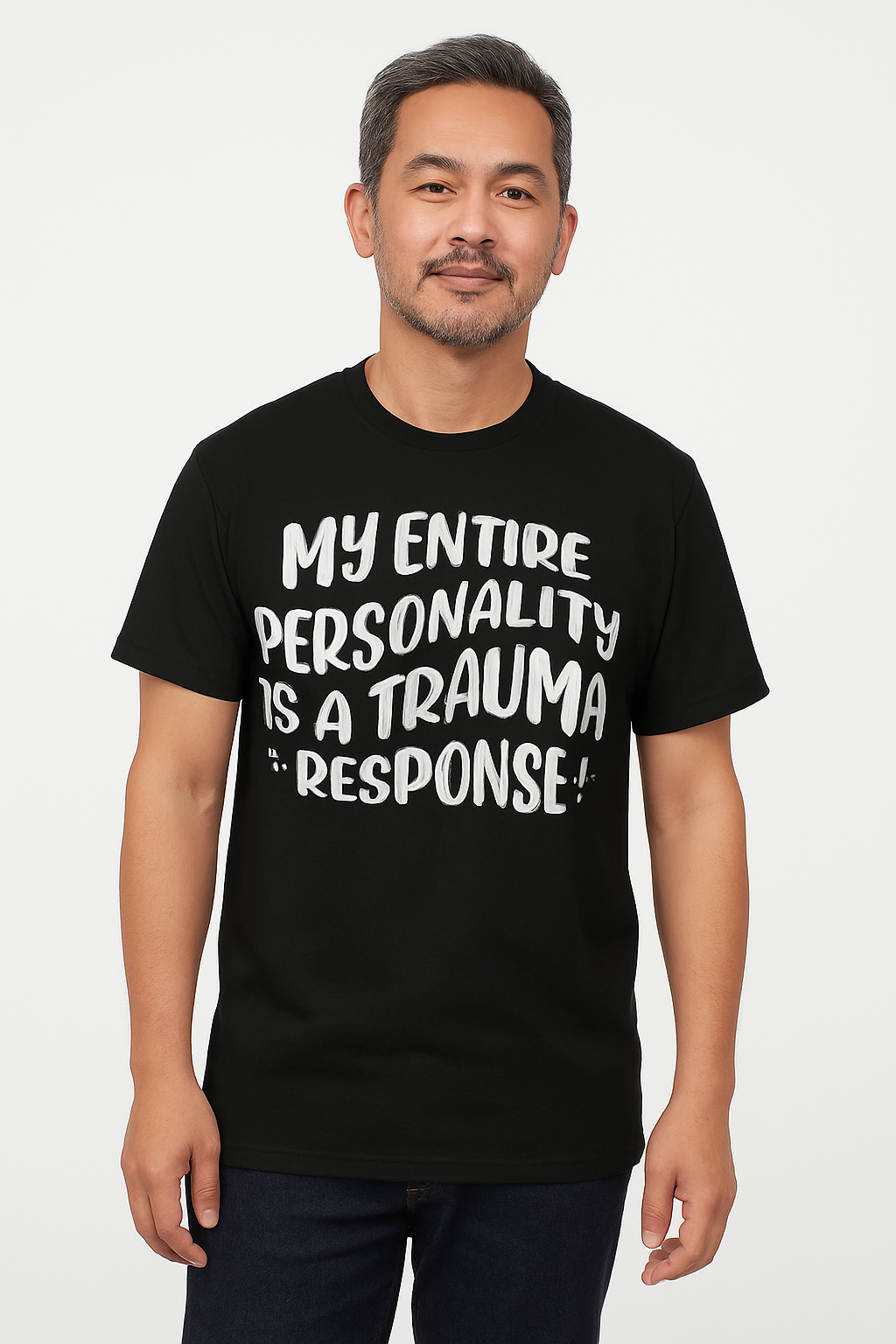 My Entire Personality Is a Trauma Response - Funny T-shirt - Differences Not Disabilities