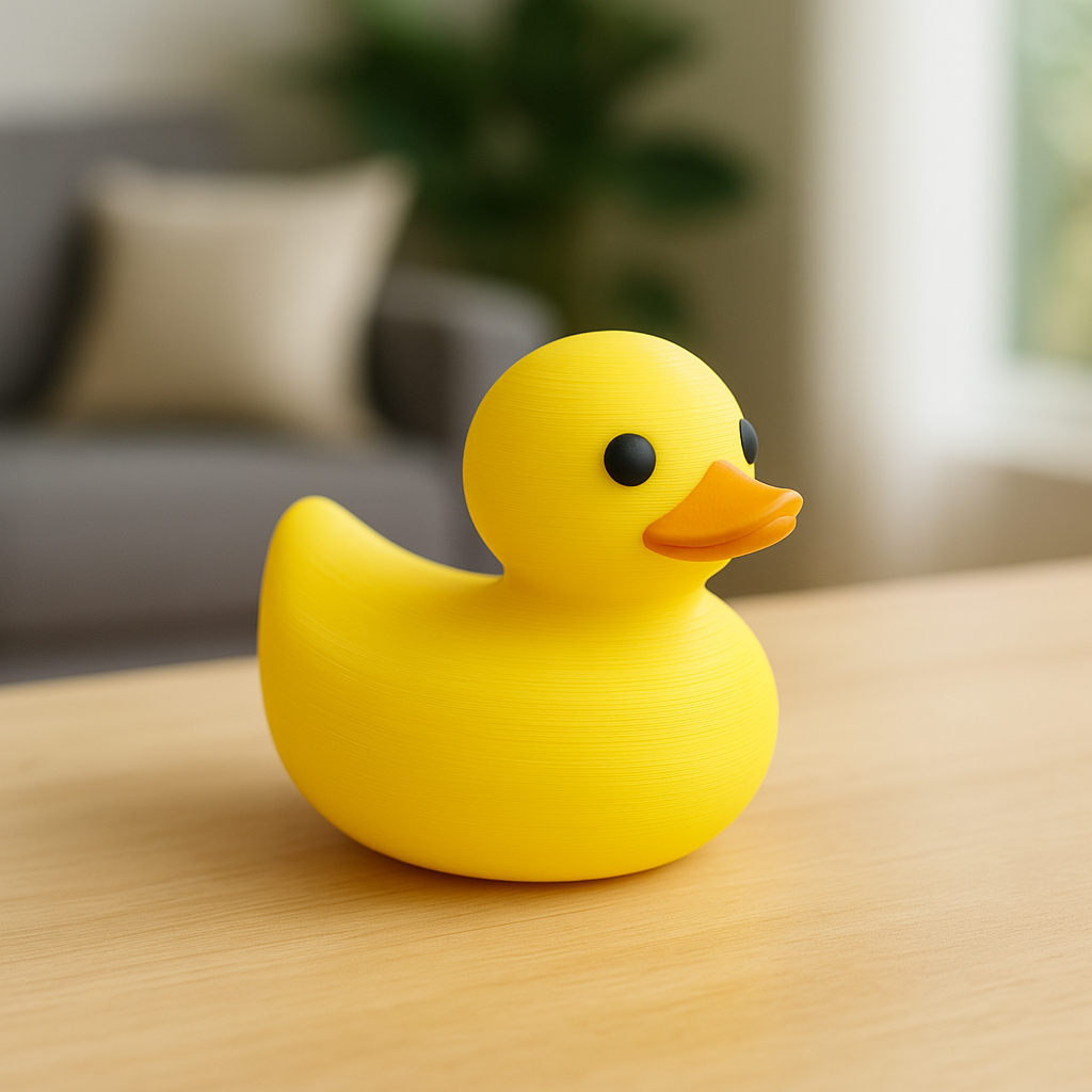 Tiny 3D Printed Duck - Differences Not Disabilities