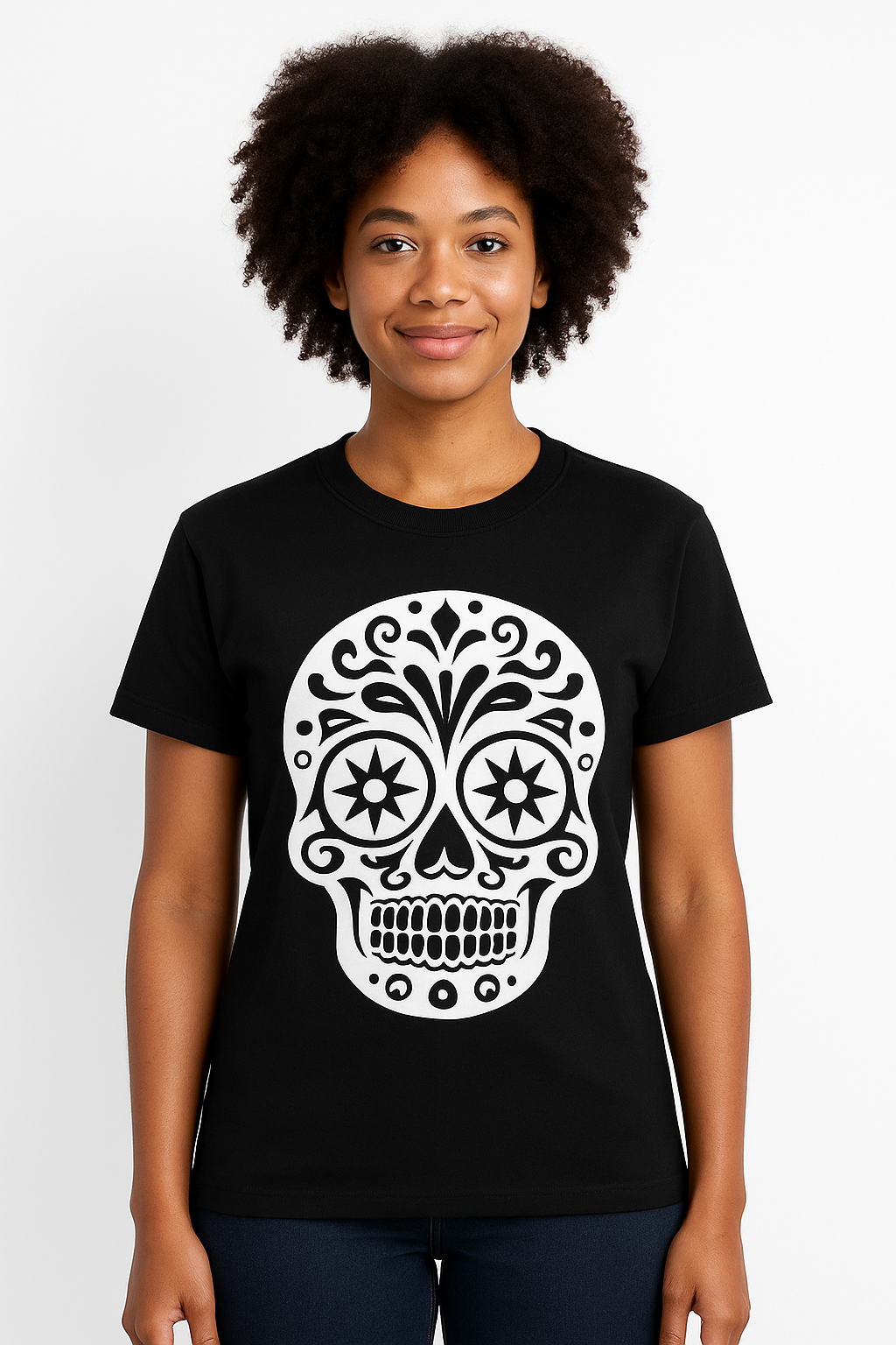 Sugar skull T-Shirt - Differences Not Disabilities
