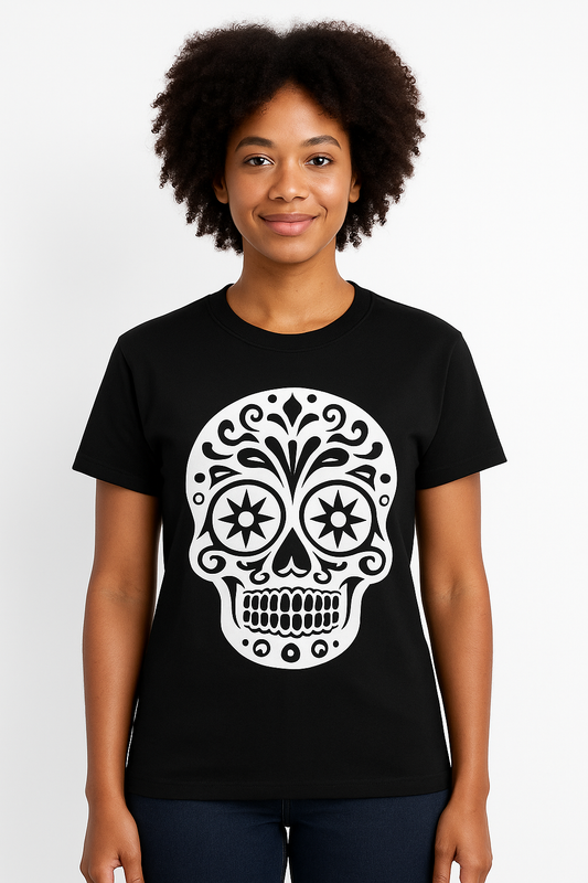 Sugar skull T-Shirt - Differences Not Disabilities