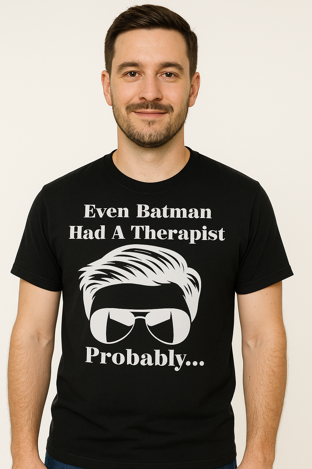 Even Batman Had A Therapist T Shirt - Differences Not Disabilities