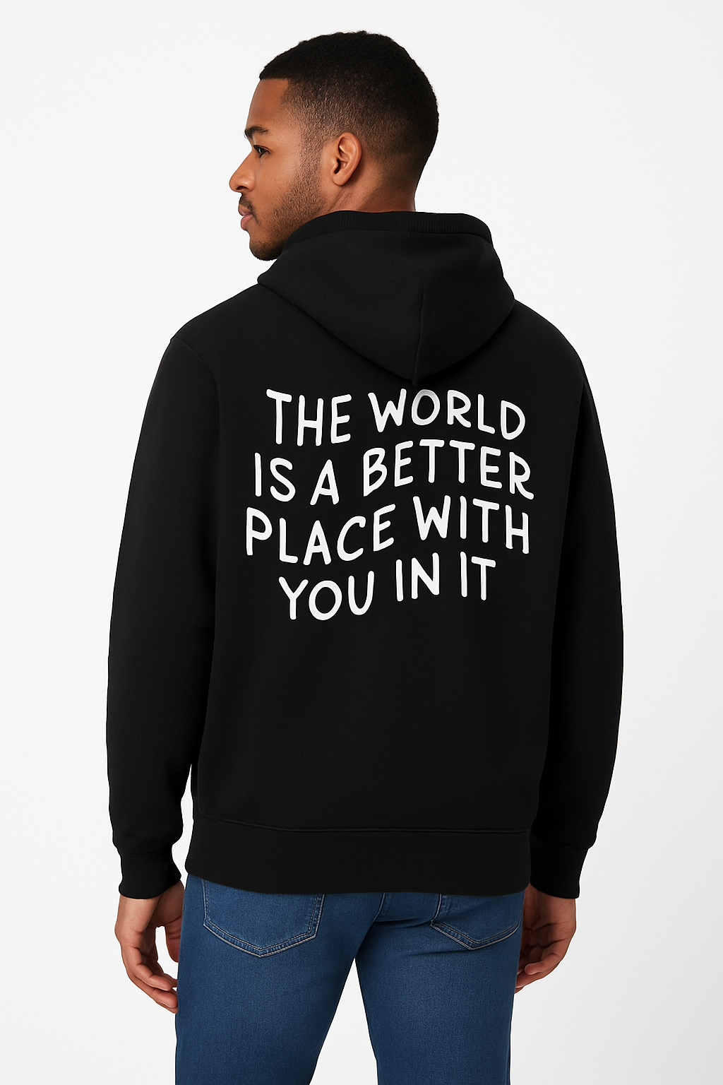 The World Is a Better Place With You in It - Hoodie - Differences Not Disabilities