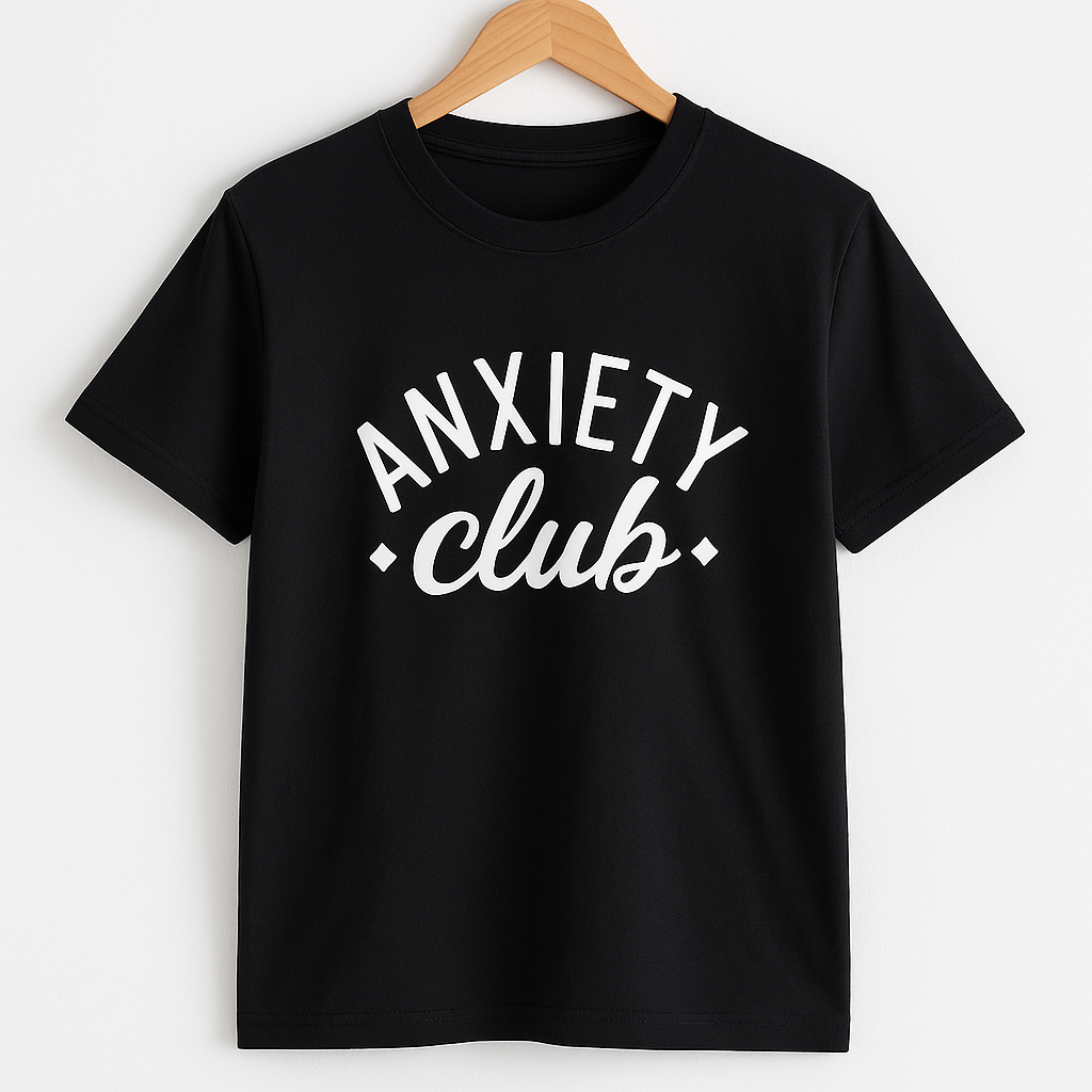 Anxiety Club T-shirt - Differences Not Disabilities