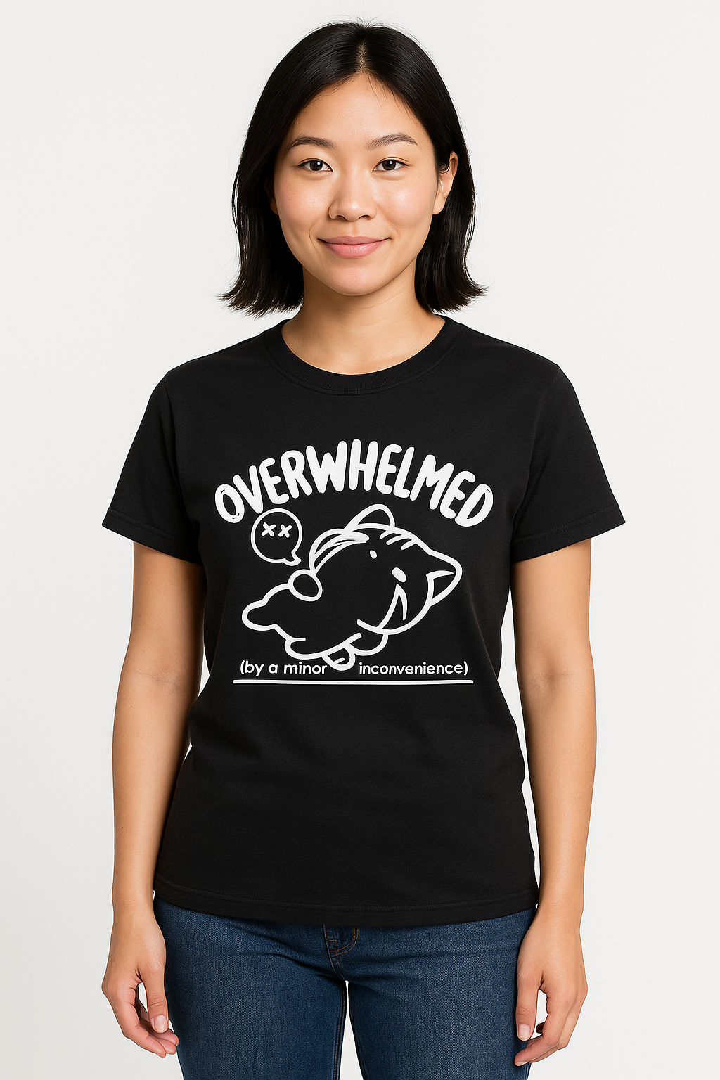 Overwhelmed (By A Minor Inconvenience) T-Shirt - Differences Not Disabilities