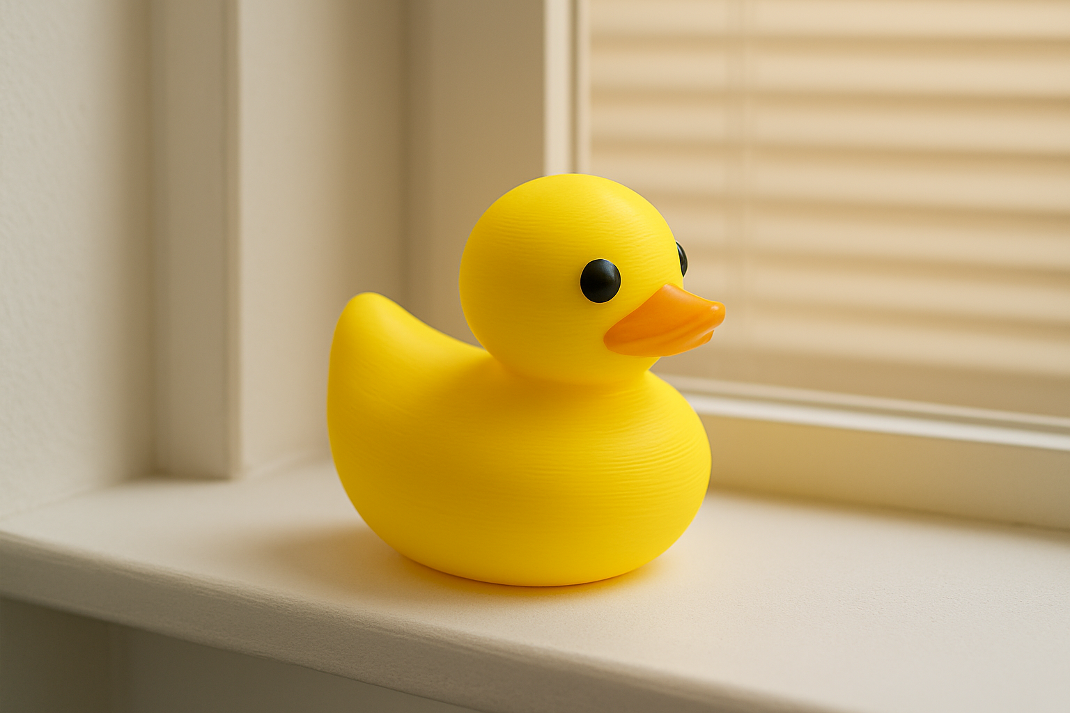 Tiny 3D Printed Duck - Differences Not Disabilities
