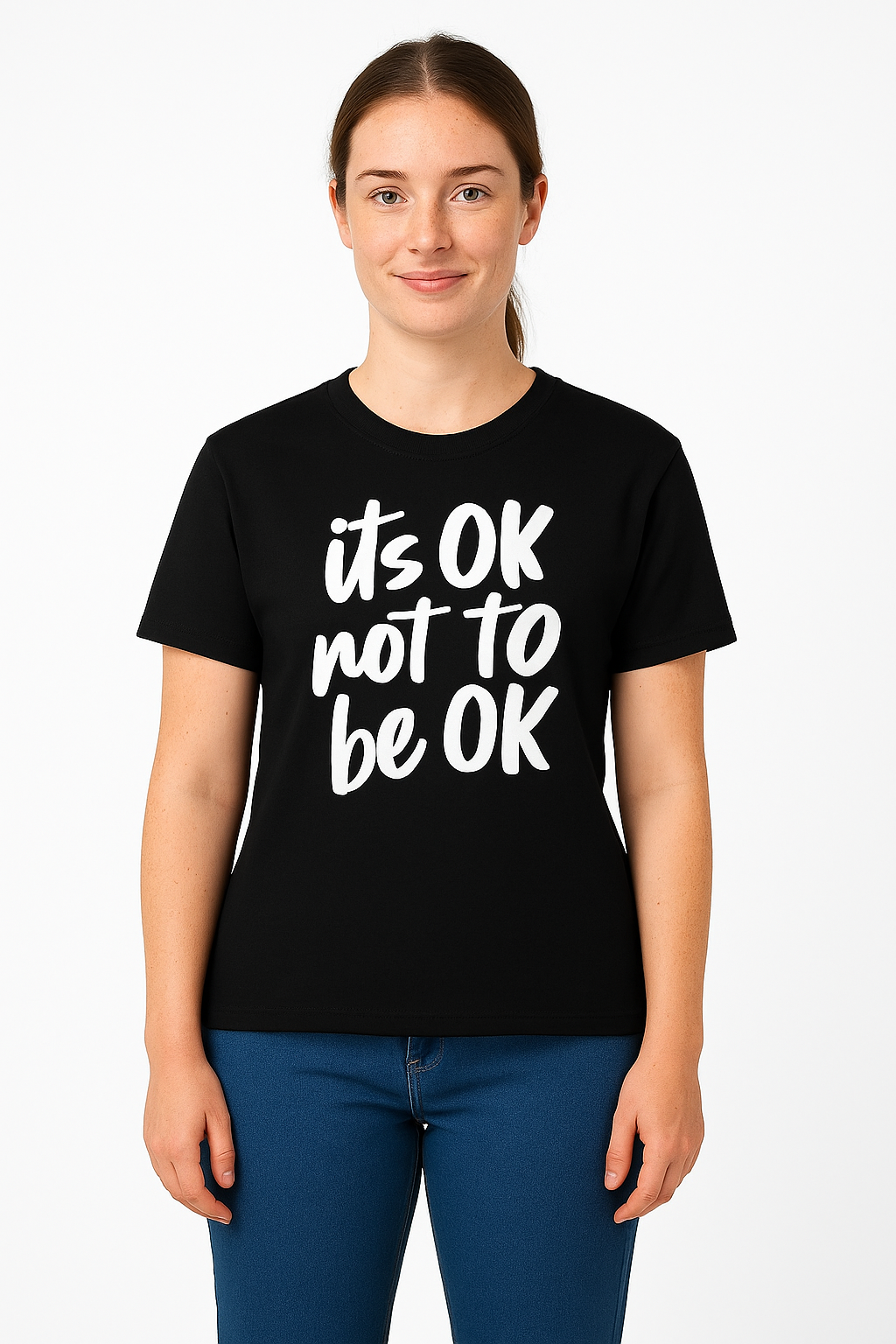 It's Ok To Not Be Ok T Shirt - Differences Not Disabilities