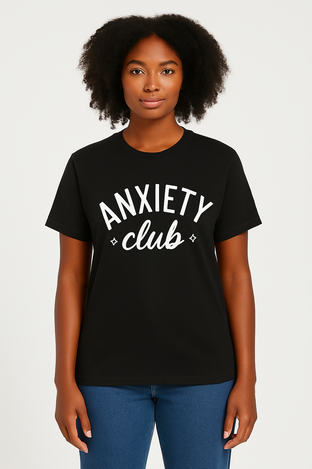 Anxiety Club T-shirt - Differences Not Disabilities