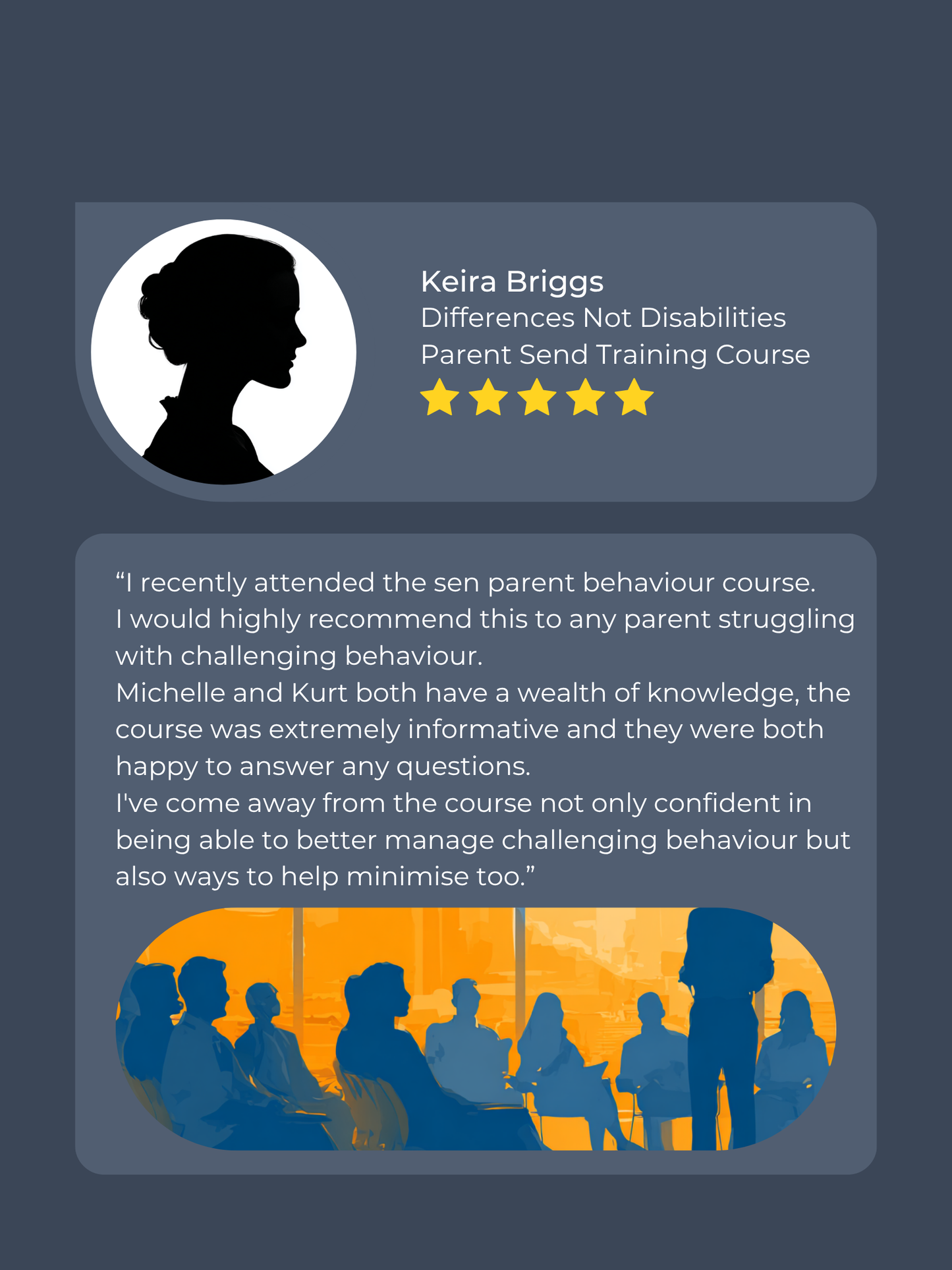 Ramsgate SEND parent De-Escalation course - Differences Not Disabilities