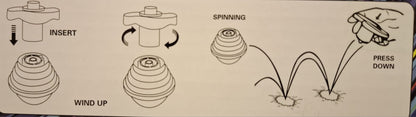 Light Up Spinning Top - No Sound - Differences Not Disabilities