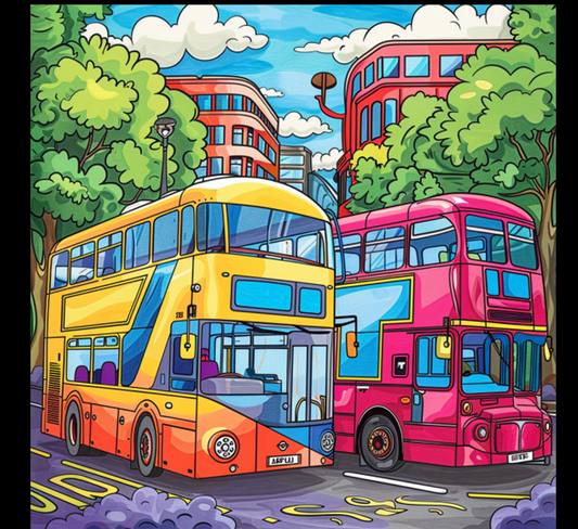 Transport Colouring Book - Differences Not Disabilities