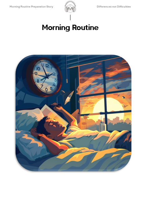 Getting Up In The Morning Preparation Story (Social Story) (Digital) - Differences Not Disabilities