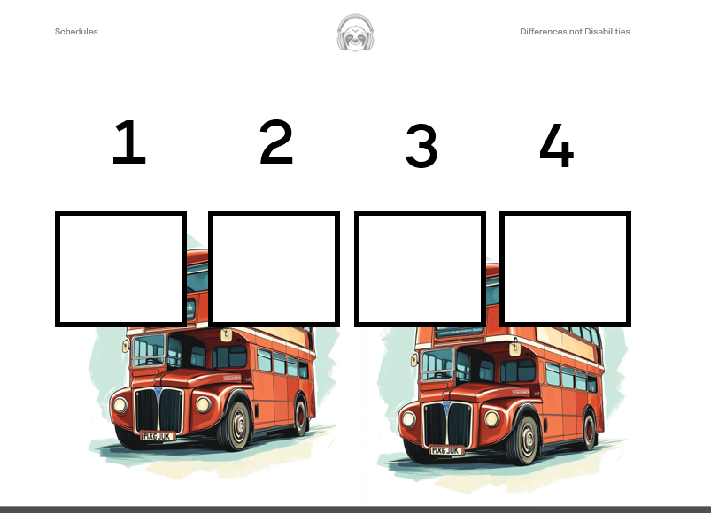 Schedule - 1,2,3,4 (Digital) - Differences Not Disabilities