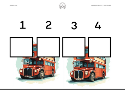 Schedule - 1,2,3,4 (Digital) - Differences Not Disabilities