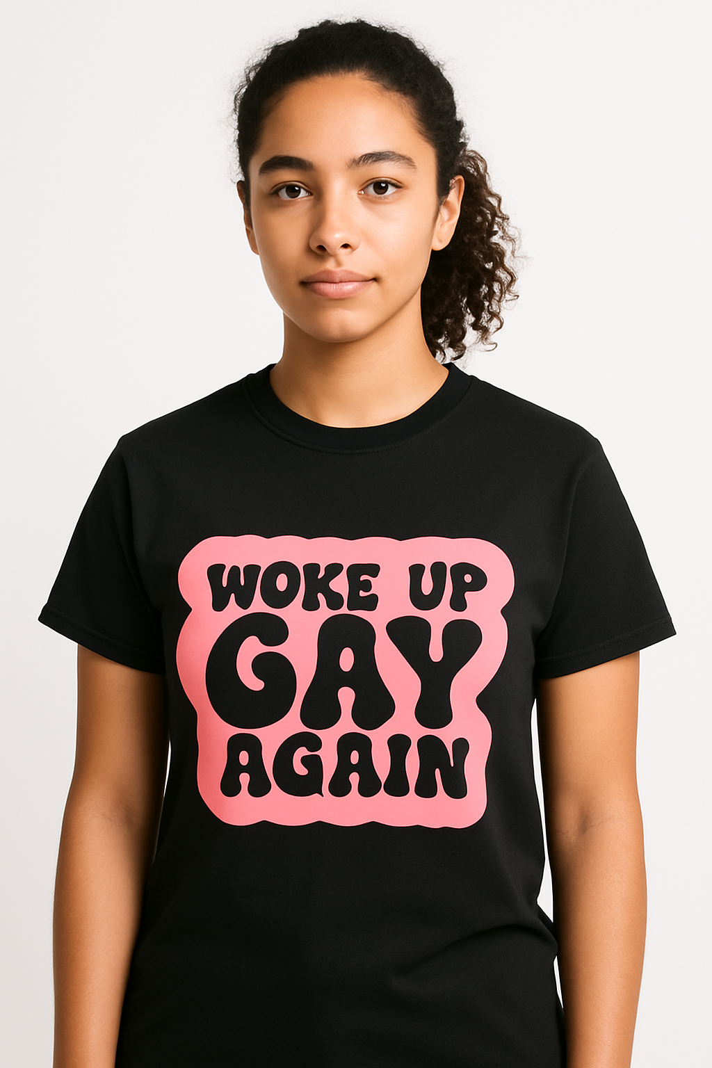 Woke Up Gay Again T shirt - Differences Not Disabilities