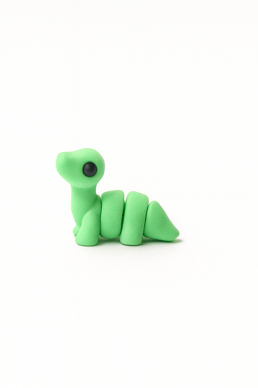 Green Dinosaur 3D Printed - Differences Not Disabilities