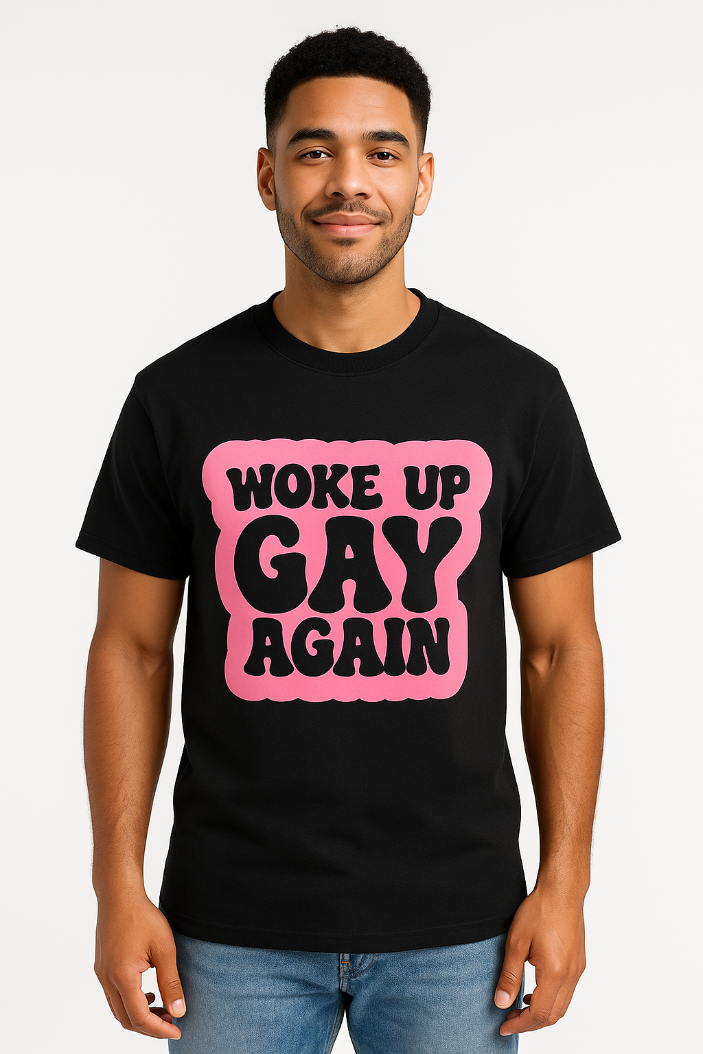 Woke Up Gay Again T shirt - Differences Not Disabilities
