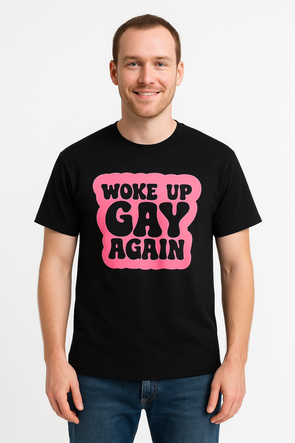 Woke Up Gay Again T shirt - Differences Not Disabilities