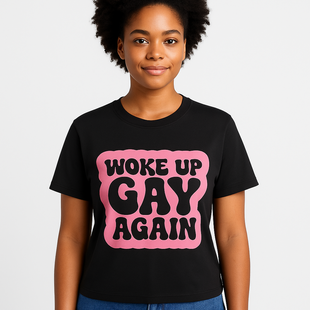 Woke Up Gay Again T shirt - Differences Not Disabilities