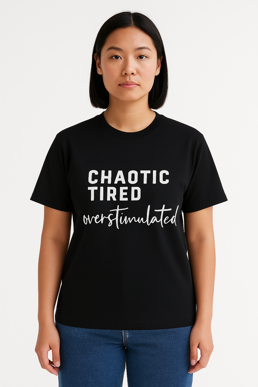 Chaotic Tired Overstimulated T-Shirt - Differences Not Disabilities
