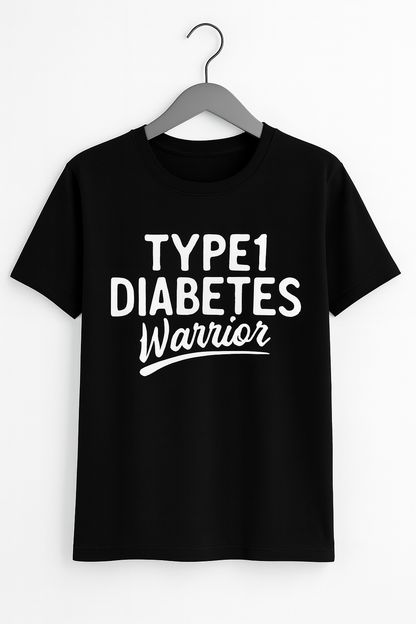 Type 1 Diabetes Warrior T-Shirt - Differences Not Disabilities