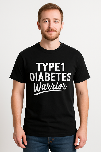 Type 1 Diabetes Warrior T-Shirt - Differences Not Disabilities