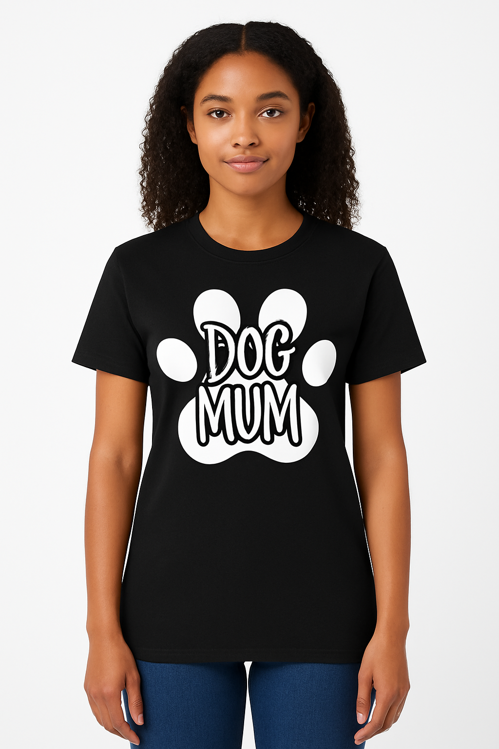 Dog Mum T-Shirt - Differences Not Disabilities