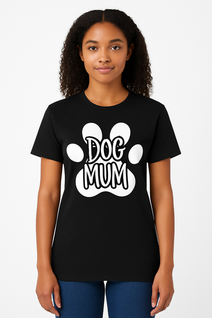Dog Mum T-Shirt - Differences Not Disabilities