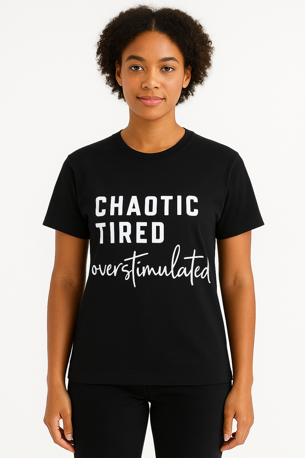 Chaotic Tired Overstimulated T-Shirt - Differences Not Disabilities