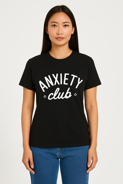 Anxiety Club T-shirt - Differences Not Disabilities