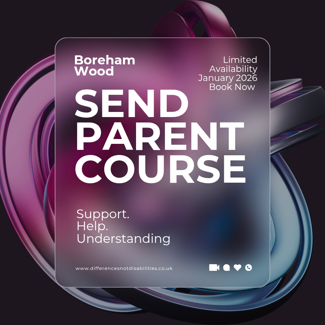 Boreham Wood Parent SEND Training Course 20th and 21st January 2026