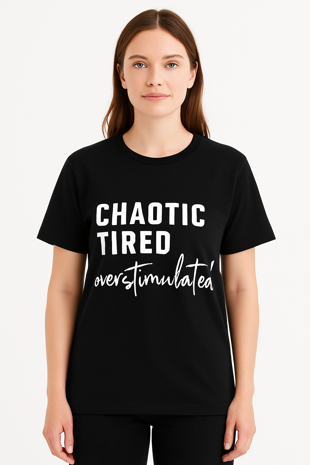 Chaotic Tired Overstimulated T-Shirt - Differences Not Disabilities