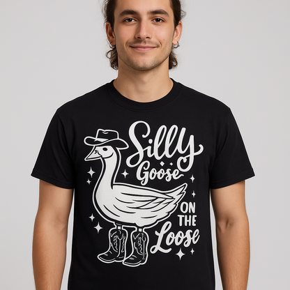 Silly Goose on the Loose T Shirt - Differences Not Disabilities