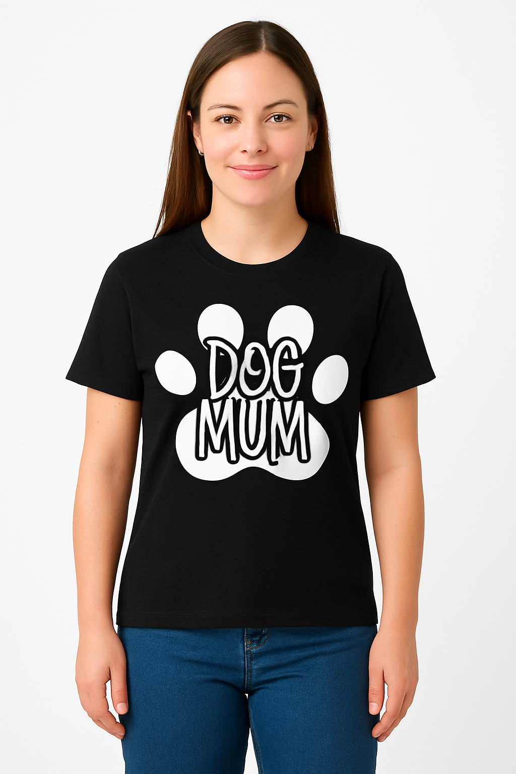 Dog Mum T-Shirt - Differences Not Disabilities