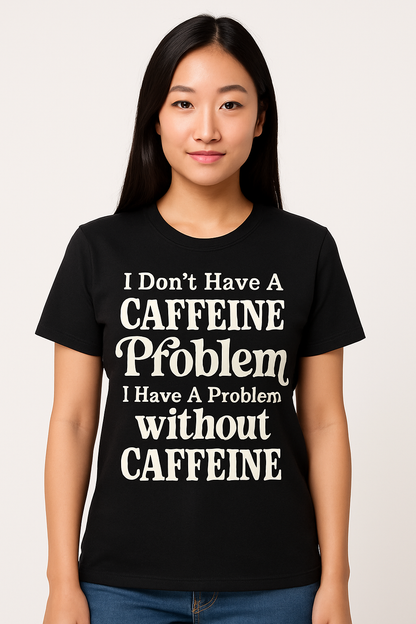 I Don't Have A Caffeine Problem T-Shirt - Differences Not Disabilities
