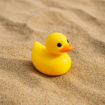 Tiny 3D Printed Duck - Differences Not Disabilities