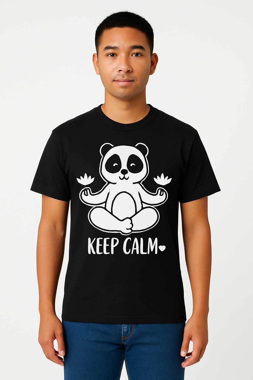 Keep Calm Chill Panda T-shirt - Differences Not Disabilities