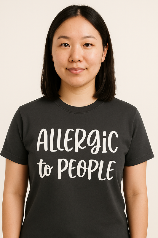 Allergic To People T-Shirt - Differences Not Disabilities