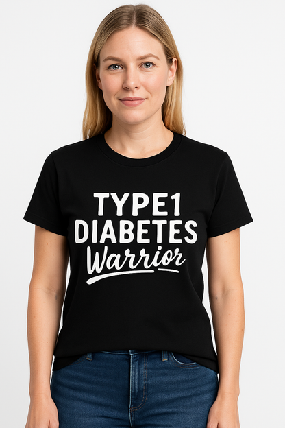 Type 1 Diabetes Warrior T-Shirt - Differences Not Disabilities